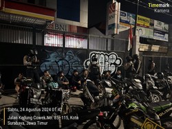 12 Pemotor yang Hendak Balap Liar di Kedung Cowek Surabaya Diamankan