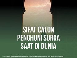 Sifat Calon Penghuni Surga Saat di Dunia