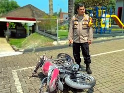 Motor Terbakar di SPBU Ongkrak Sukabumi, Api Sambar Kanopi-Pecahkan Kaca