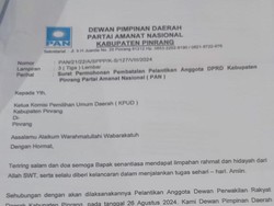 PAN Surati KPU Minta Pelantikan Anggota DPRD Pinrang Terpilih Dibatalkan