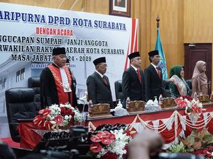 50 Anggota DPRD Kota Surabaya Periode 2024-2029 Resmi Dilantik