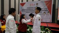 Potret Pelepasan 76 Anggota Paskibraka Nasional 2024 ke Daerah Masing-masing