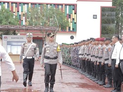 Polres Kutai Timur Gelar Apel Pasukan untuk Pengamanan Pilkada 2024