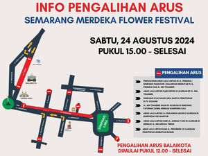 Ada Semarang Merdeka Flower Festival Siang Nanti, Ini Rekayasa Lalinnya