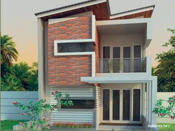 7 Ide Rumah dengan Atap Miring Satu Sisi