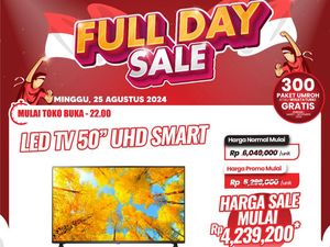 TV LED 65 Inch Diskon Sampai Rp 3 Jutaan di Transmart Full Day Sale! TV LED 65 Inch Diskon Sampai Rp 3 Jutaan di Transmart Full Day Sale!