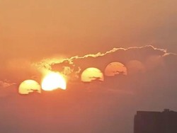 Video 7 Matahari di Langit China Bikin Heboh