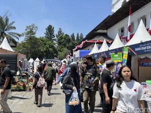 Keseruan Warga Hadiri West Java Festival 2024 di Gedung Sate