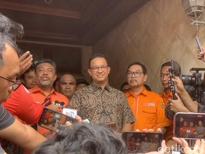 Kata Anies Soal Kepastian Diusung PDIP Maju Pilgub Jakarta