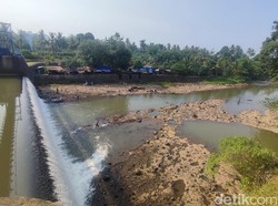 Wisata Watervang Lubuklinggau Sepi Pengunjung Akibat Kemarau Panjang