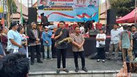 Momen Mangkunegoro X Hadiri Kirab kebangsaan Relawan Bang Ara di Solo