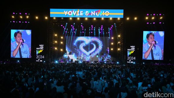 Penonton Dibikin Galau Yovie and Nuno di WJF 2024