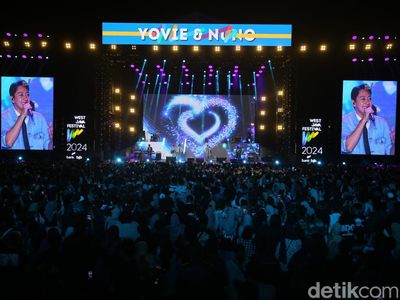 Penonton Dibikin Galau Yovie and Nuno di WJF 2024
