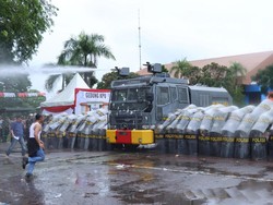 Pastikan Pilkada Aman, Polres Bontang Gelar Simulasi Sispamkota