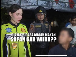 Duduk Perkara Polwan Tegur Orang Makan Berujung Dicemooh Netizen