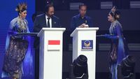 Potret Jokowi-Anies Hadiri Pembukaan Kongres III Partai NasDem