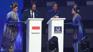 Potret Jokowi-Anies Hadiri Pembukaan Kongres III Partai NasDem