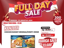 Chicken Nugget Kanzler di Transmart Full Day Sale Murah Banget, Cuma Rp 33 Ribu
