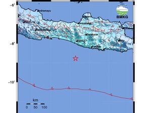 Gempa Yogya M 5,8 Dirasakan dari Malang sampai Tasikmalaya