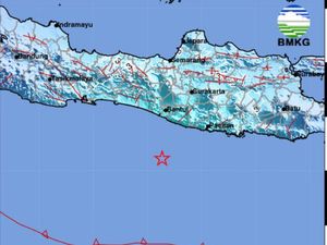 Gempa M 5,8 Gunungkidul Terasa di 7 Kota Jawa Timur Gempa M 5,8 Gunungkidul Terasa di 7 Kota Jawa Timur