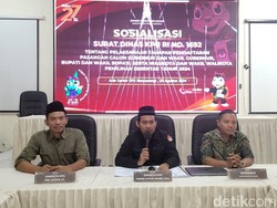 KPU Banyuwangi Sosialisasi Batas Waktu Pendaftaran Bacakada
