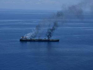 Serangan Houthi Tenggelamkan Kapal di Laut Merah, Pertama Tahun Ini Serangan Houthi Tenggelamkan Kapal di Laut Merah, Pertama Tahun Ini