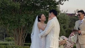 Foto Pernikahan Mewah Clarissa Tanoesoedibjo di Amerika, Cantik Bergaun Putih