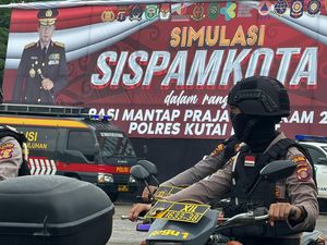 Polres Kutai Barat Gelar Gladi Kotor Sispamkota Jelang Pilkada 2024