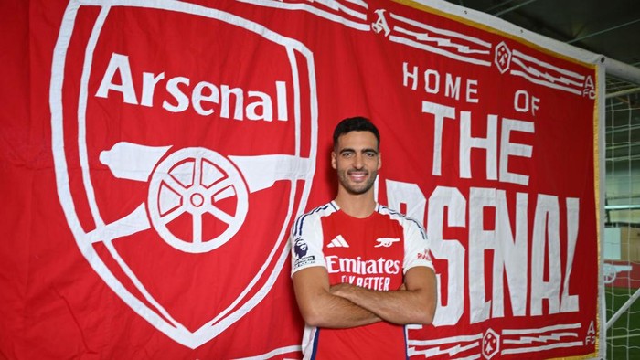 LONDON COLNEY, ENGLAND - AUGUST 23:  at Sobha Realty Training Centre on August 23, 2024 in London Colney, England. (Photo by Stuart MacFarlane/Arsenal FC via Getty Images)
