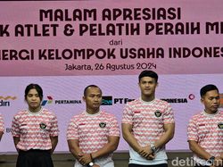 Veddriq dkk. Dapat Bonus Lagi, Kali Ini dari CdM Anindya dan Pengusaha