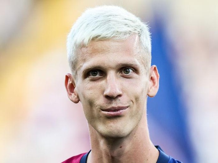 20 Dani Olmo of FC Barcelona during the Trofeu Joan Gamper Fest match FC Barcelona vs AS Monaco at Estadi Lluis Companys on August 12th, 2024 in Barcelona, Spain. (Photo by Gongora/NurPhoto via Getty Images)