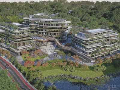 Potret Luar-Dalam Kantor Kemenko 4 di IKN, Megah!