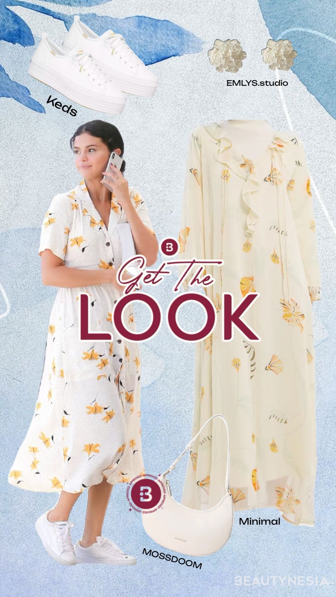 Get The Look: OOTD Dress dan Sneakers ala Selena Gomez