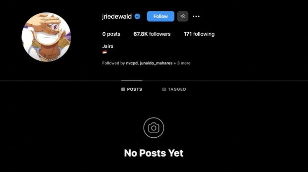 Instagram Jairo Riedewald