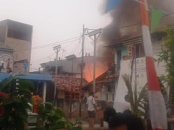 Kebocoran Gas Picu Kebakaran Rumah di Kemayoran, 2 Orang Terluka
