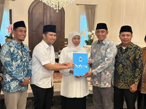 Partai Gelora Resmi Dukung Khofifah-Emil di Pilgub Jatim 2024