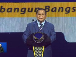 Prabowo Sapa Surya Paloh di Kongres NasDem: Mas Brewok yang Saya Hormati