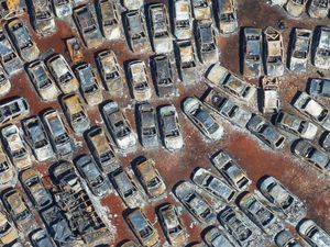 Ratusan Mobil Sitaan di Brasil Ludes Dilalap Api Kebakaran Ladang