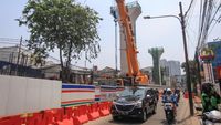 Ada Rekayasa Lalu Lintas di Jalan Tambak Imbas Proyek LRT Jakarta