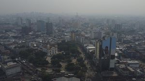 Asap Kebakaran Hutan Selimuti Wilayah Manaus Brasil
