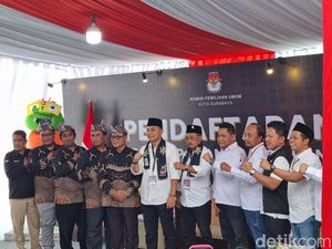 Diusung 18 Parpol, Eri-Armuji Resmi Daftar Pilwali Surabaya 2024 Diusung 18 Parpol, Eri-Armuji Resmi Daftar Pilwali Surabaya 2024