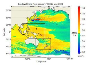 Kenaikan Muka Air Laut Pasifik Lampaui Rerata Global, PBB: Situasi Gila Kenaikan Muka Air Laut Pasifik Lampaui Rerata Global, PBB: Situasi Gila