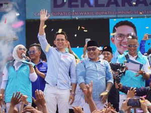 KIM Plus Deklarasi Egi-Syaiful di Lampung Selatan, Undang Uya Kuya-Bebizie KIM Plus Deklarasi Egi-Syaiful di Lampung Selatan, Undang Uya Kuya-Bebizie