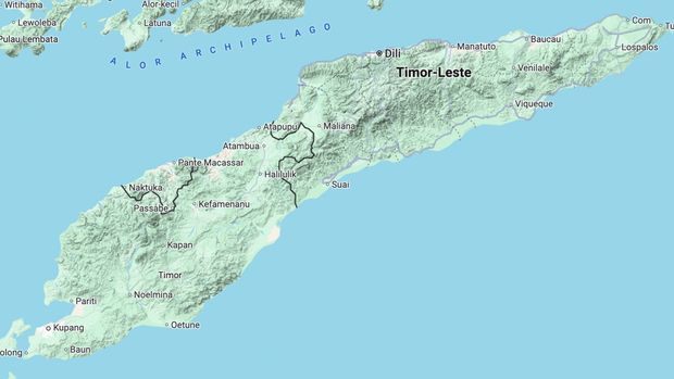 Peta Timor Leste Peta Timor Leste