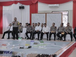 Pastikan Keamanan Pilkada, Polres Kutai Timur Gelar Tactical Floor Game