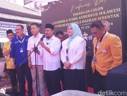 Deretan Ketua Parpol Antar ASS-Fatma Daftar Pilgub ke KPU Sulsel