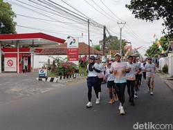 Viman Marathon Keliling Kecamatan Sebelum Daftar Pilwalkot Tasikmalaya