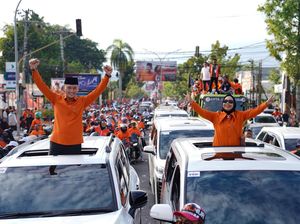 FKJ-Nur Pendaftar Terakhir di KPU Palopo, Diusung Partai-Suara Sah Terbanyak