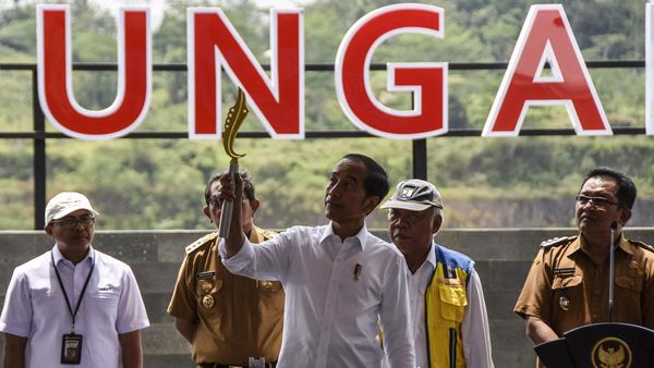 Jokowi Resmikan Bendungan Leuwikeris Senilai Rp 3,5 T di Tasikmalaya