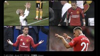 Yang ini menganggap Antony pesepakbola paling menghibur di dunia, lewat aksi-aksinya seperti pada foto. Foto: dok. Internet/X (Twitter)